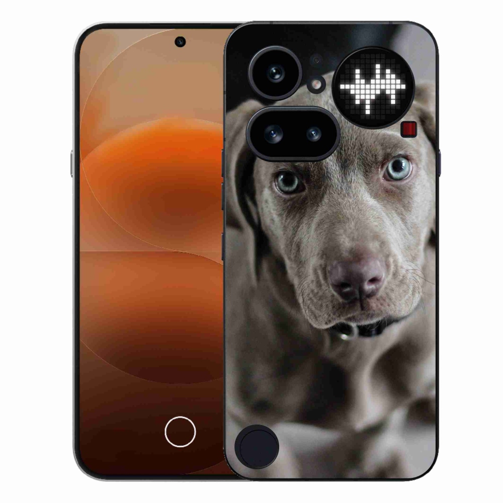Zselés borítás mmCase a Nothing Phone-hoz (4a) - Weimaraner