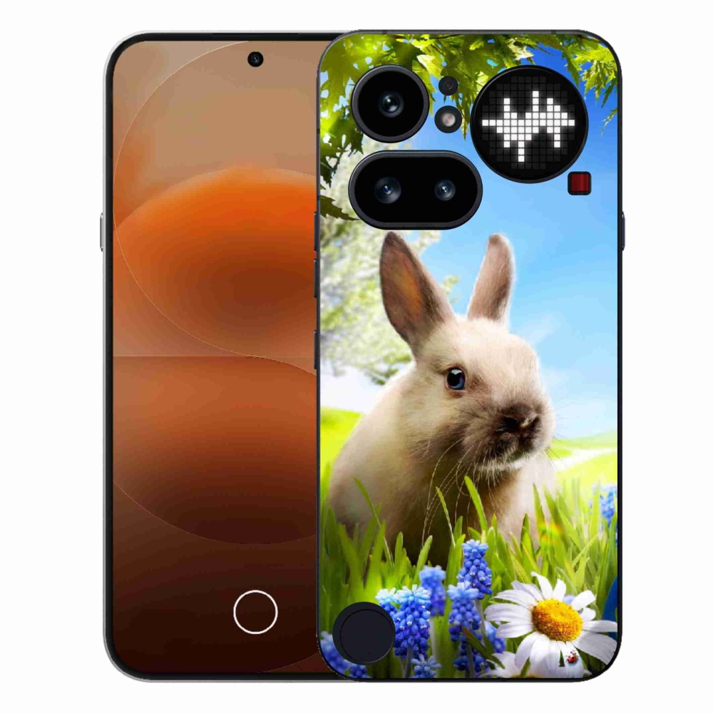 Zselés borítás mmCase a Nothing Phone (4a) - nyuszi