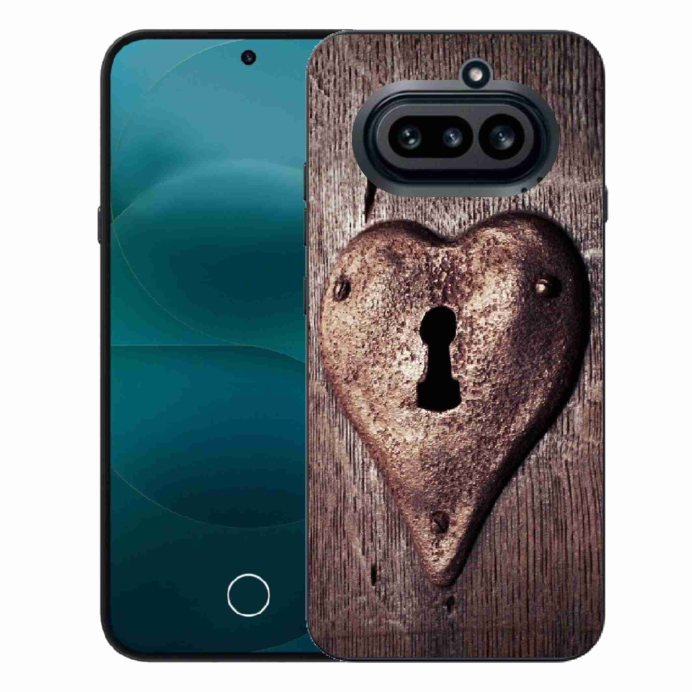 Zselés tok mmCase a Nothing Phone (4a) telefonhoz - szív alakú zárral