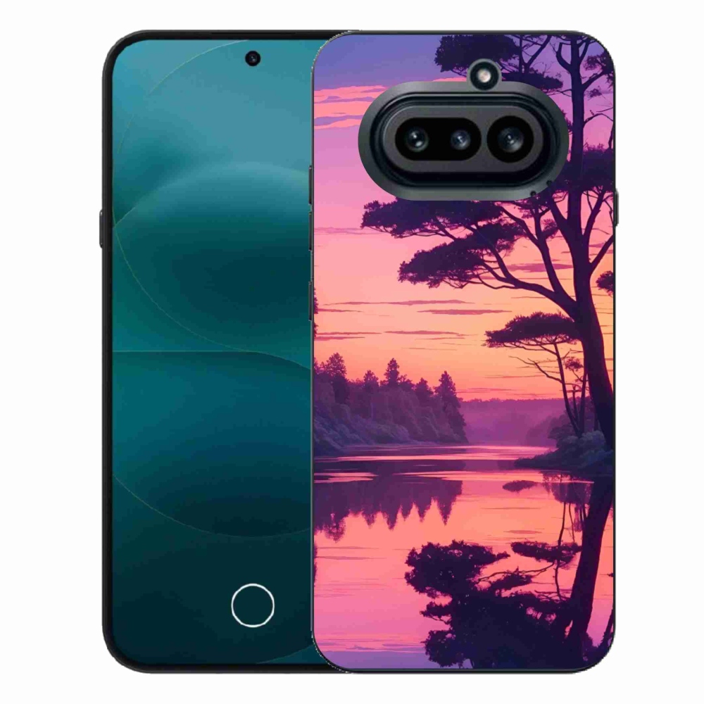 Zselés borító mmCase a Nothing Phone-hoz (4a) - naplemente a tó felett