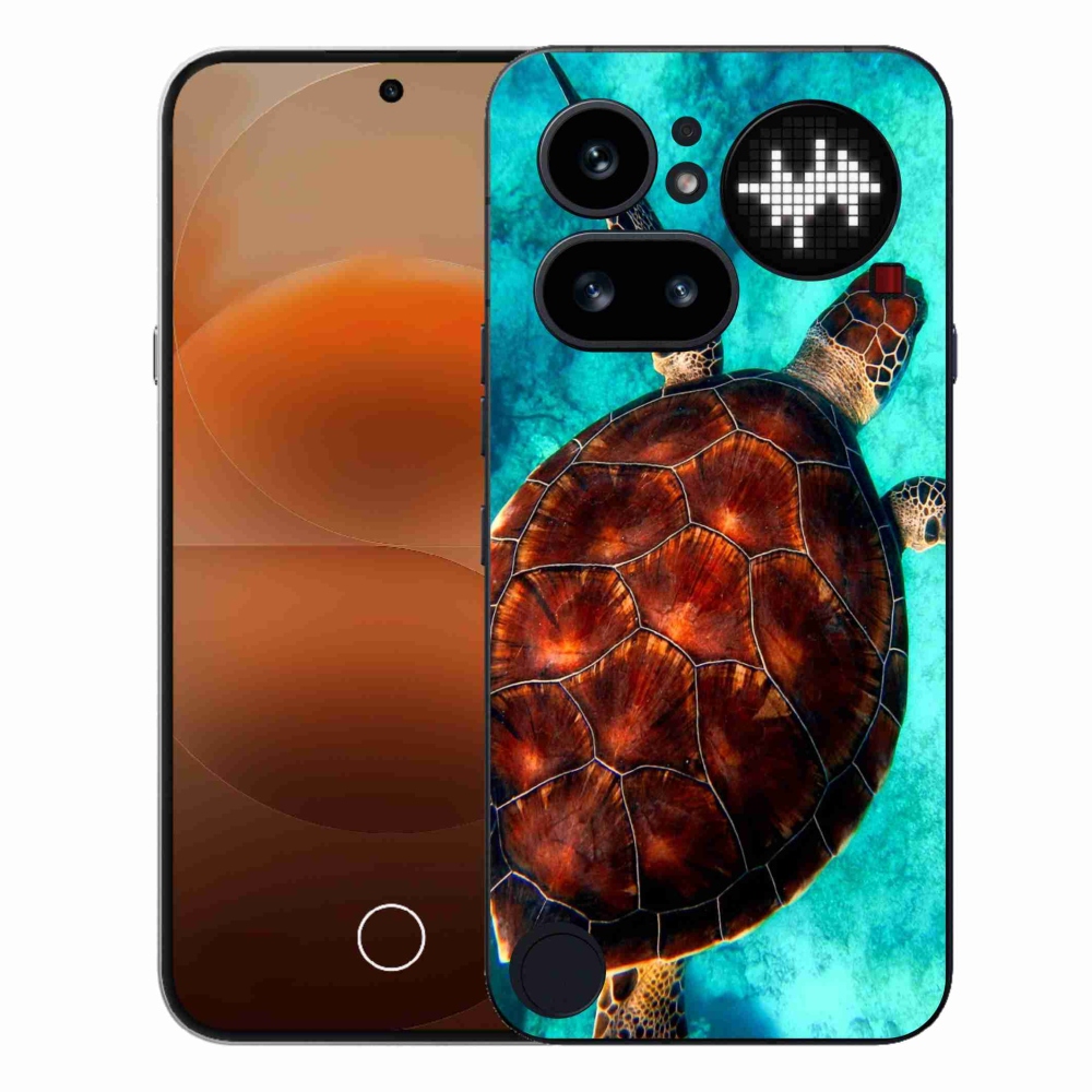 Zselés borítás mmCase a Nothing Phone (4a) - teknősbéka