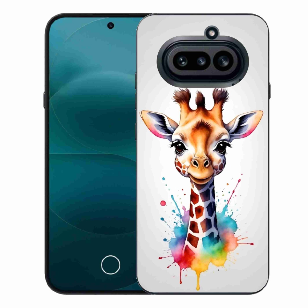 Zselés borító mmCase a Nothing Phone-hoz (4a) - zsiráf 1
