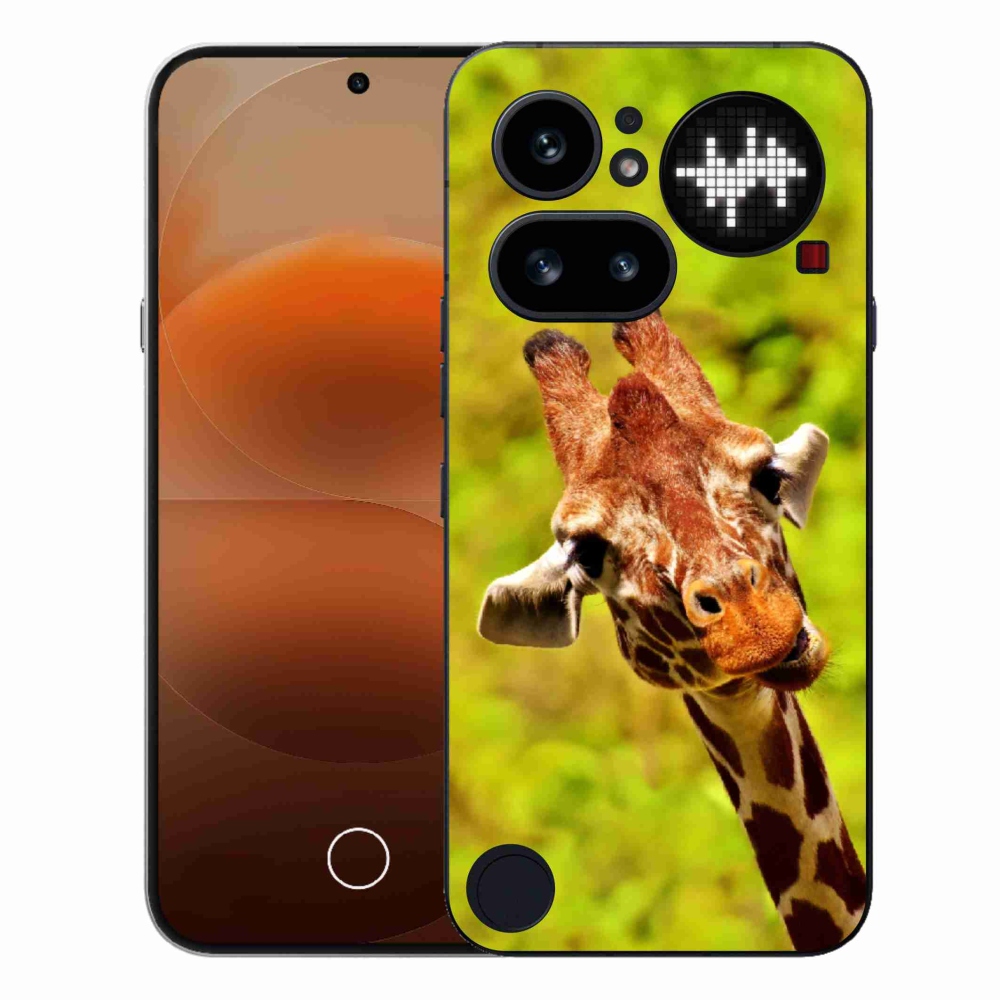 Zselés tok mmCase a Nothing Phone (4a) telefonhoz - zsiráf