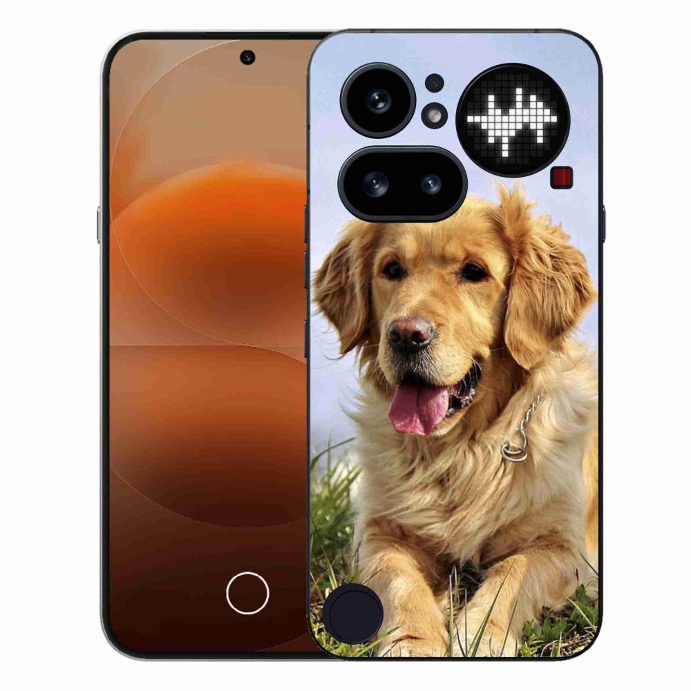 Zselés borítás mmCase a Nothing telefonhoz (4a) - golden retriever