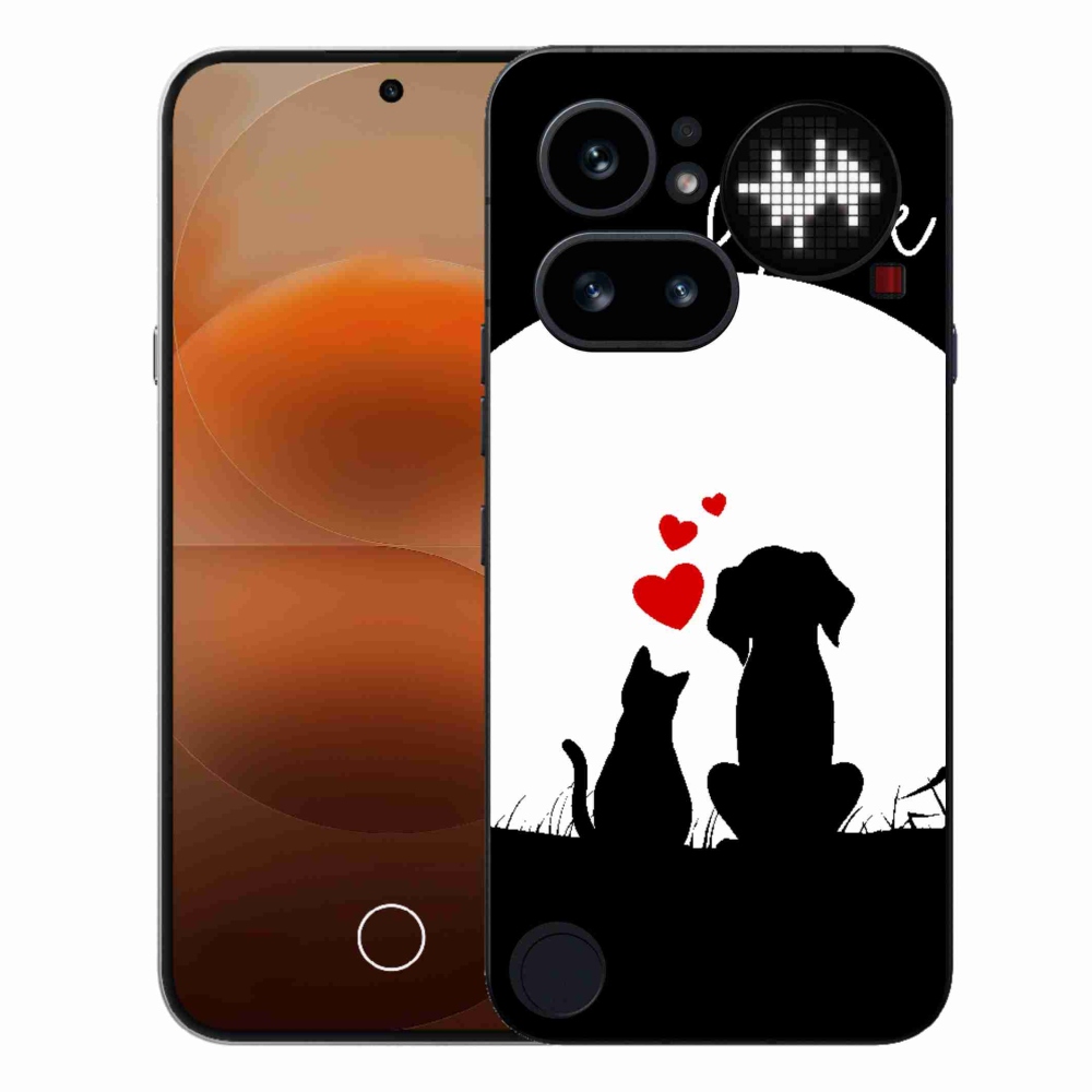 Zselés borító mmCase a Nothing Phone (4a) számára - állatszerelem