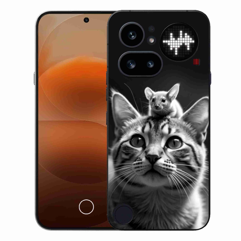 Zselés borító mmCase a Nothing Phone (4a) - állati barátság 2