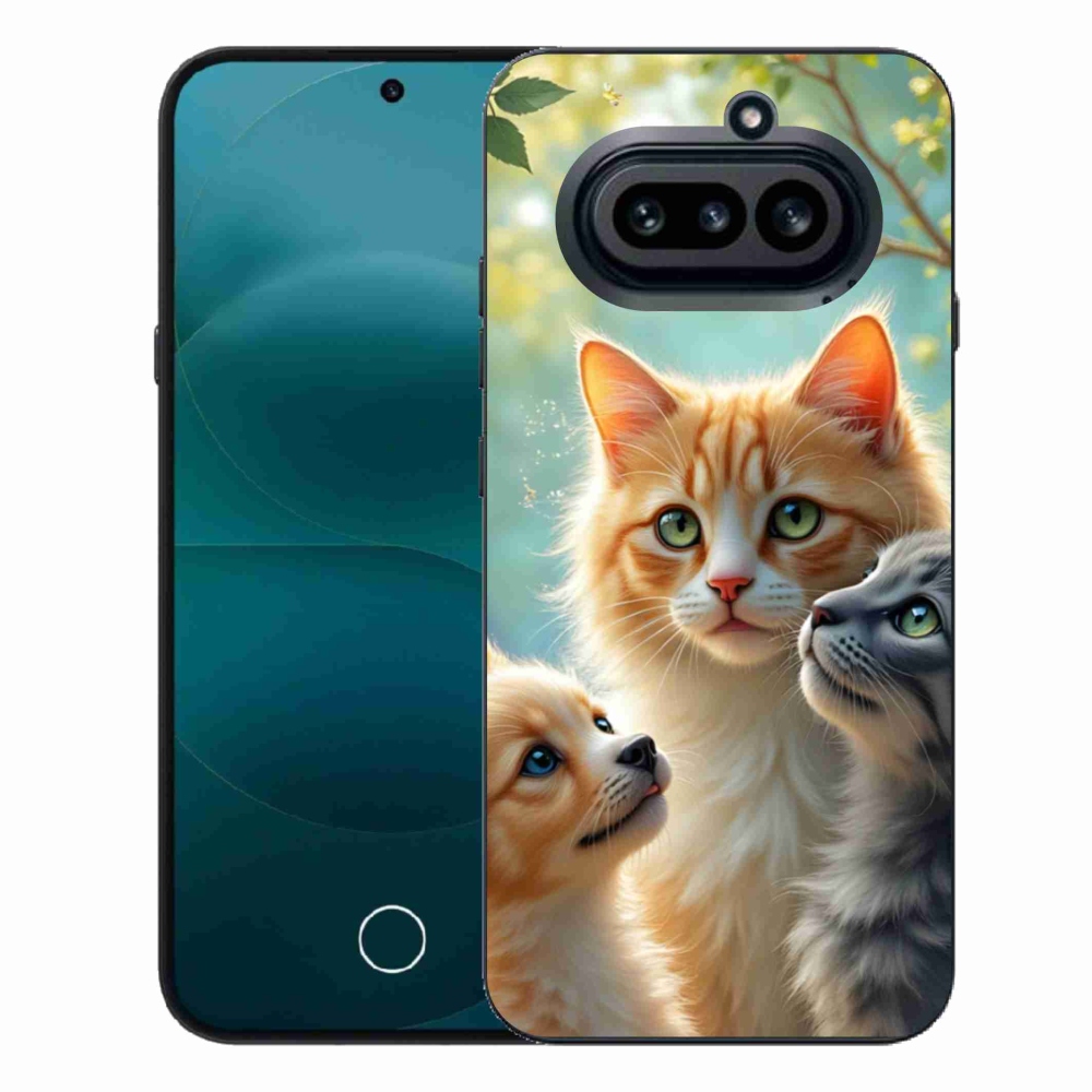 Zselés borító mmCase a Nothing Phone (4a) - állati barátság 2