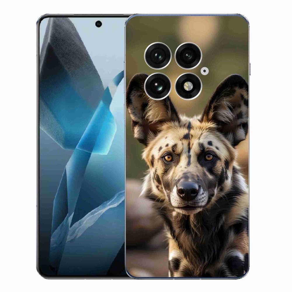 Zselés borítás mmCase a One Plus 13-hoz - Afrikai vadkutya
