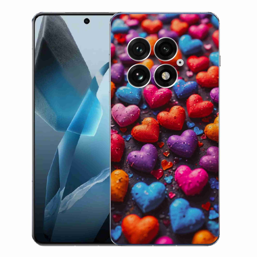 Gél borító mmCase a One Plus 13-on - színes szív