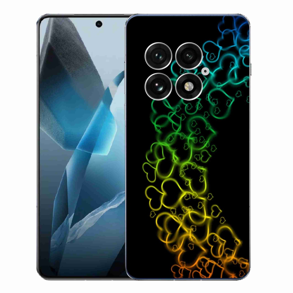 Zselés borító mmCase a One Plus 13-hoz - színes szívek