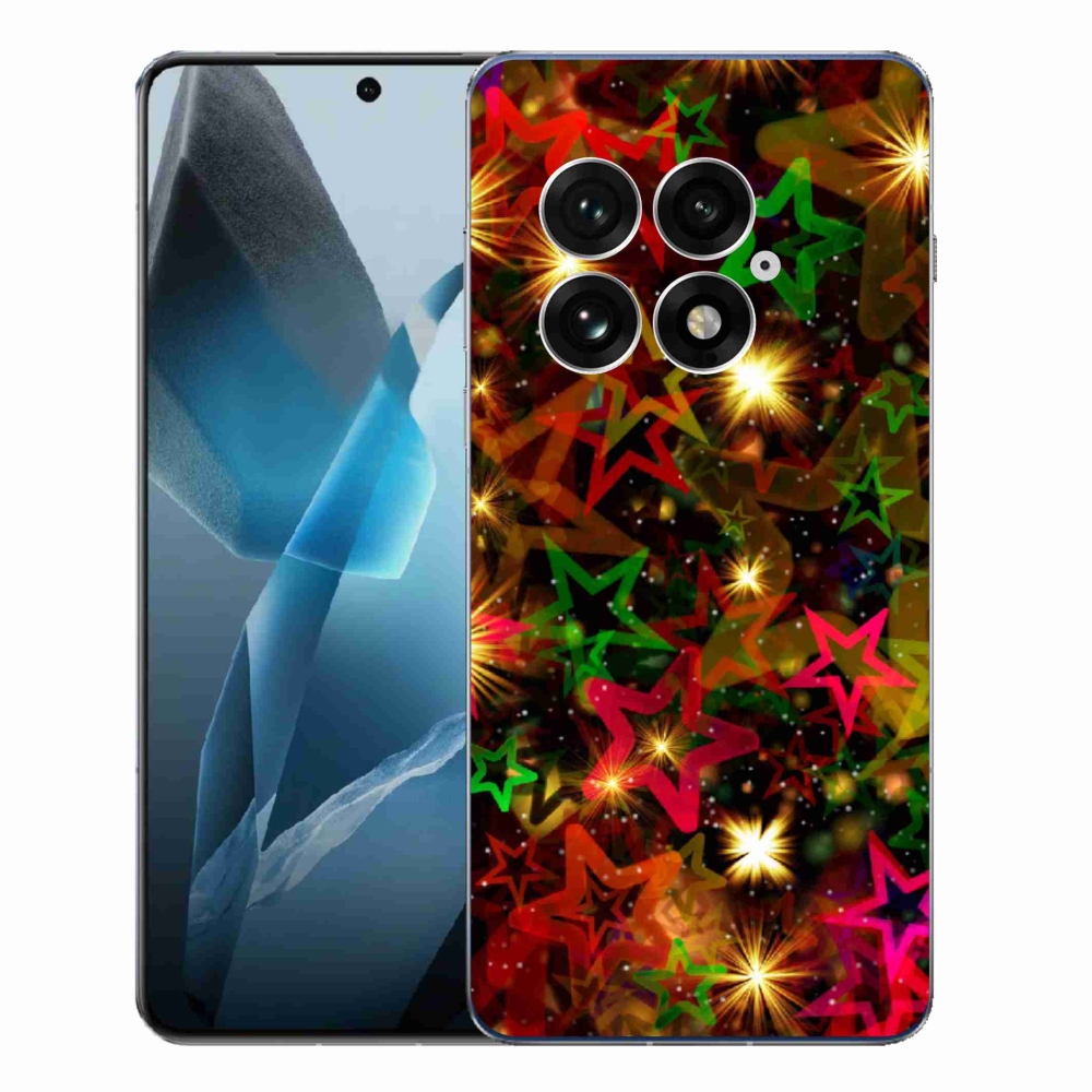 Zselés borítás mmCase a One Plus 13-hoz - színes csillagok