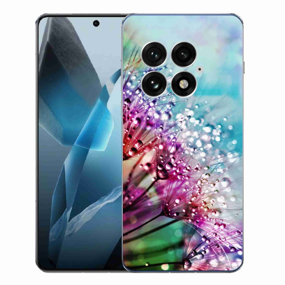 Zselés borító mmCase a One Plus 13-hoz - színes virágok