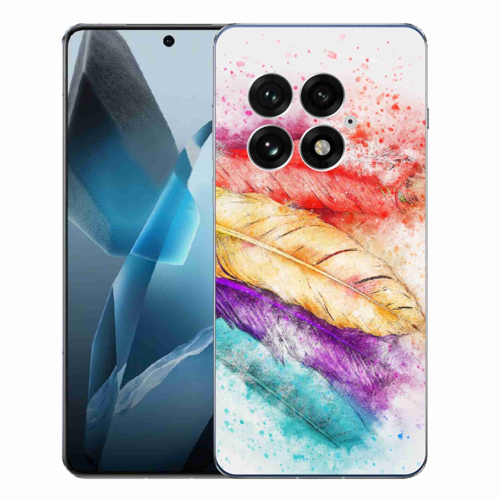 Zselés borítás mmCase a One Plus 13-hoz - színes toll