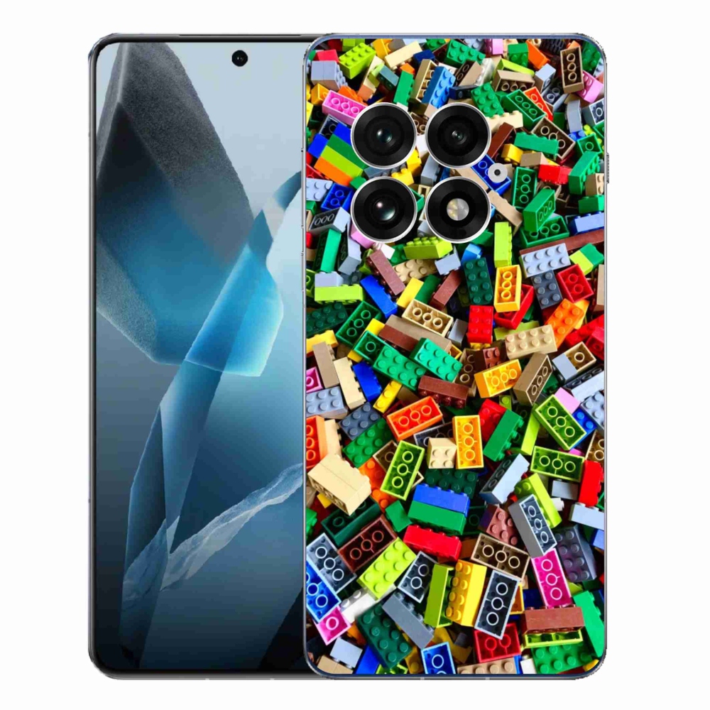 Zselés borítás mmCase on One Plus 13 - színes építőelemek