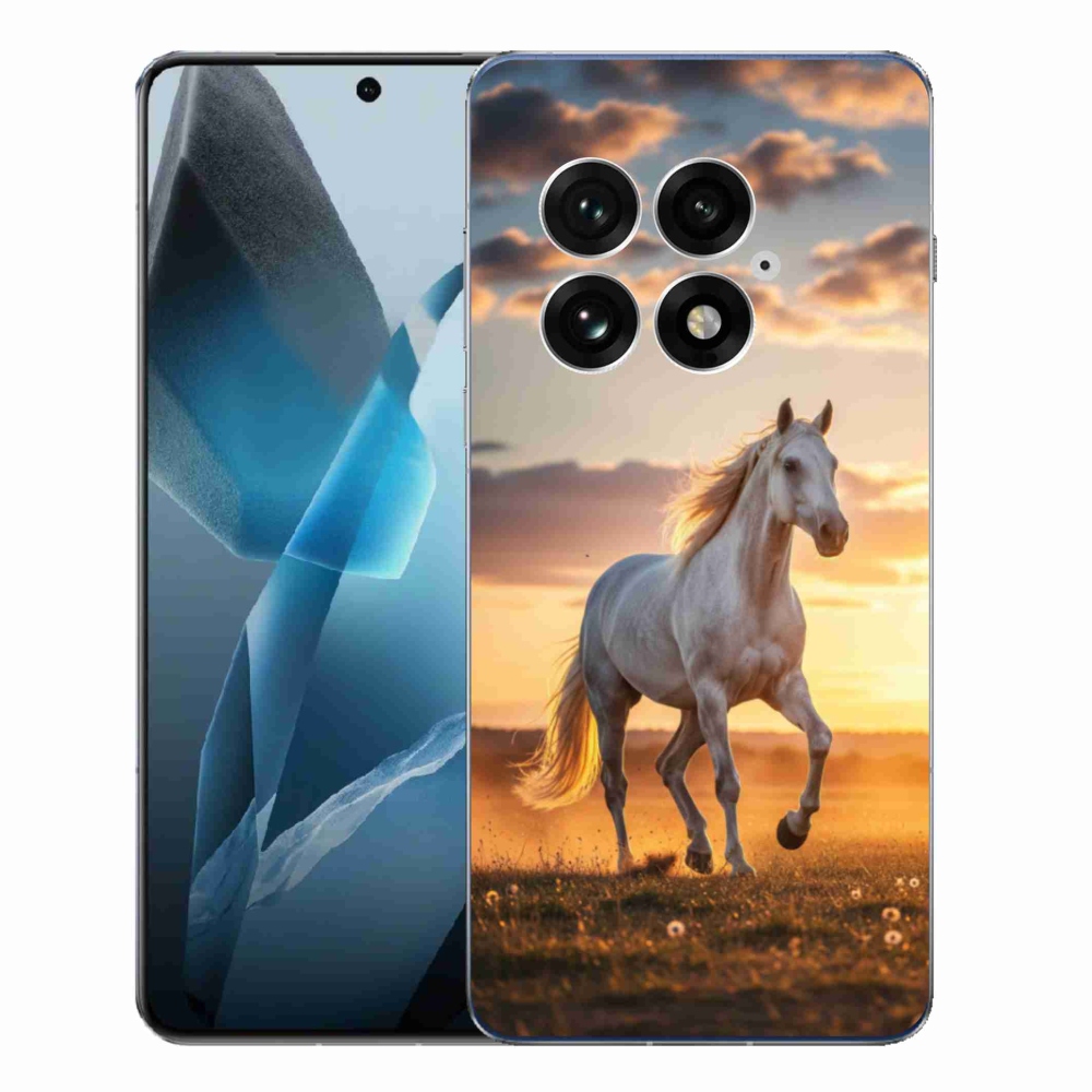 Gél borítás mmCase on One Plus 13 - futó fehér ló 2