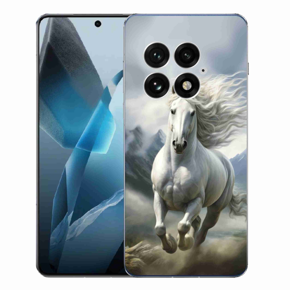 Gél borítás mmCase on One Plus 13 - futó fehér ló 3