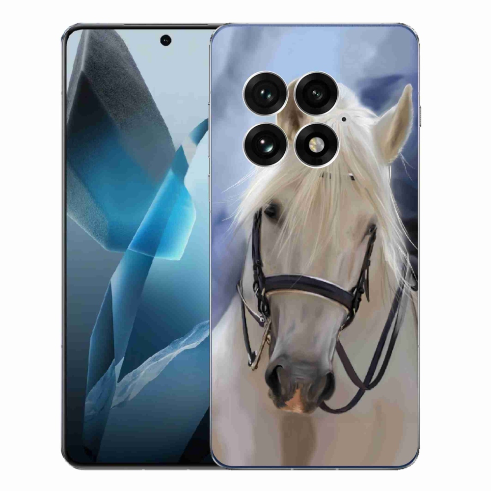 Zselés tok mmCase a One Plus 13-hoz - fehér ló