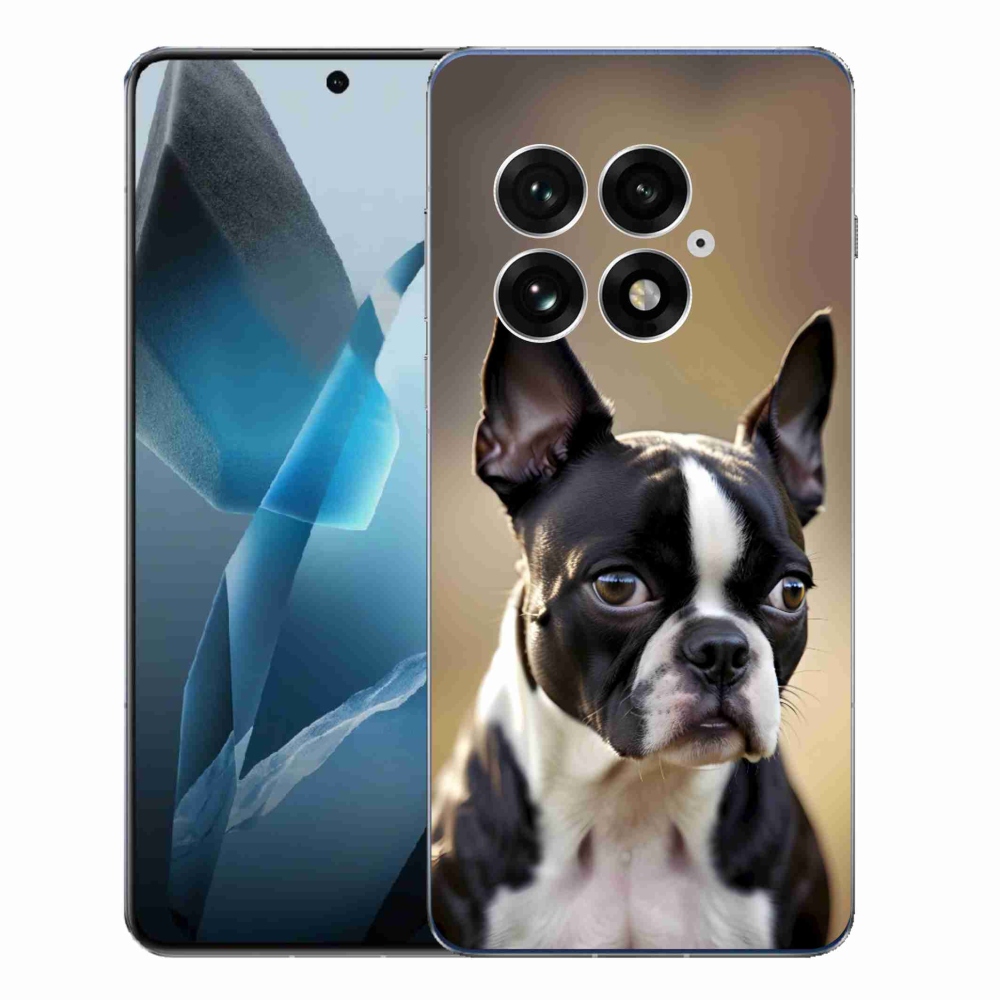 Zselés borítás mmCase for One Plus 13 - Boston Terrier