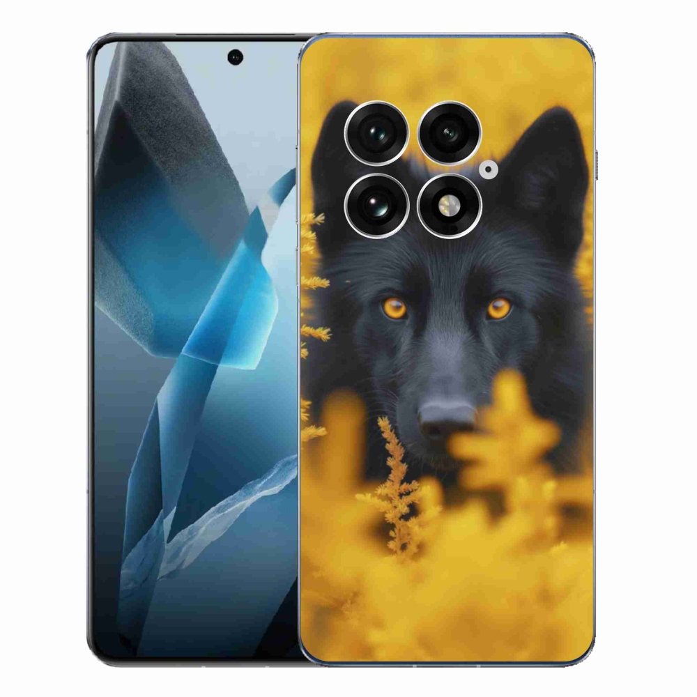 Zselés borítás mmCase a One Plus 13-hoz - fekete farkas 2