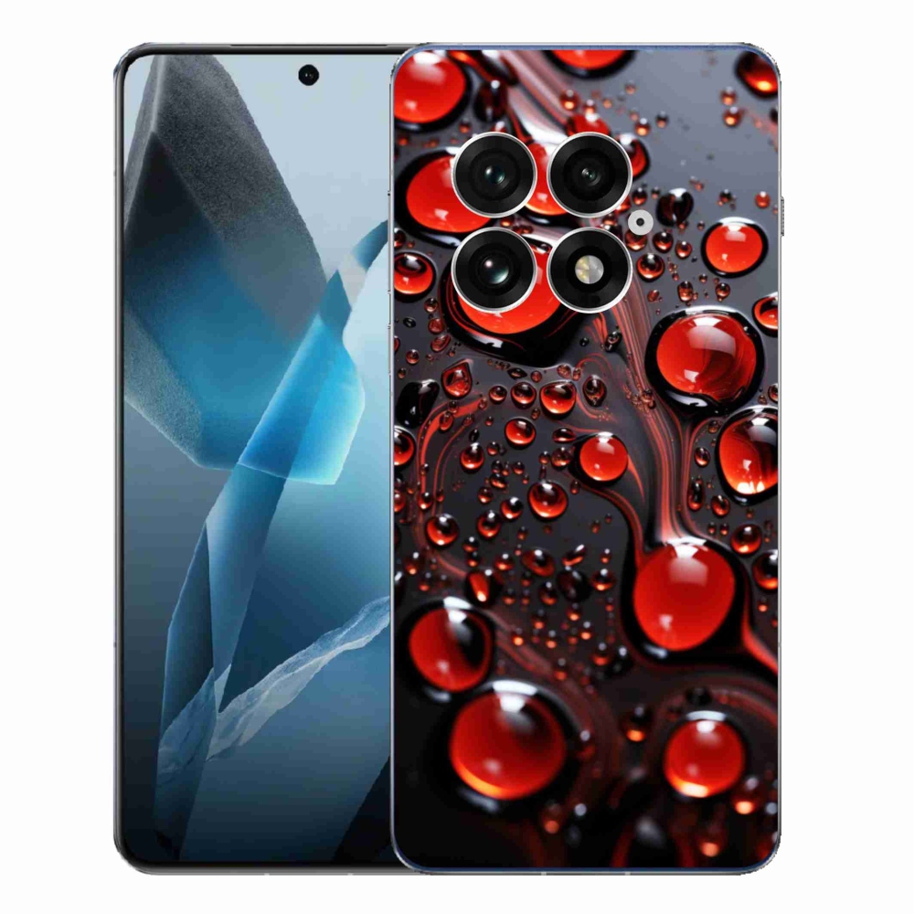 Zselés tok mmCase a One Plus 13-hoz - piros csepp 2