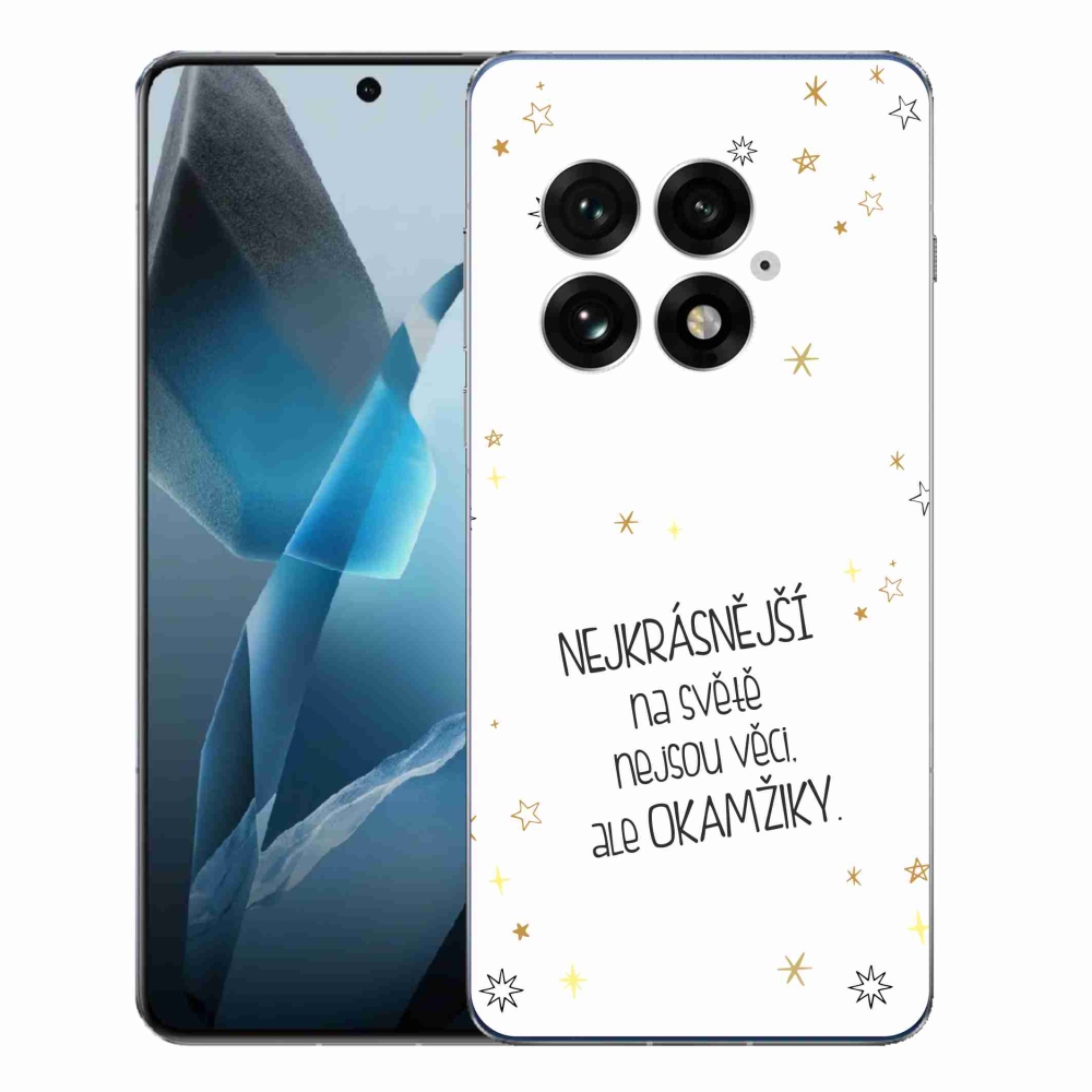 Gel Cover mmCase on One Plus 13 - Idézet 4 fehér háttér