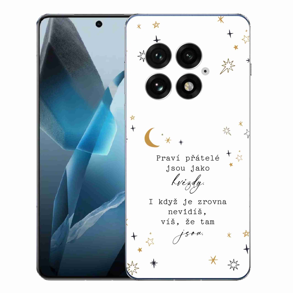Gel Cover mmCase on One Plus 13 - Idézet 6 fehér háttér