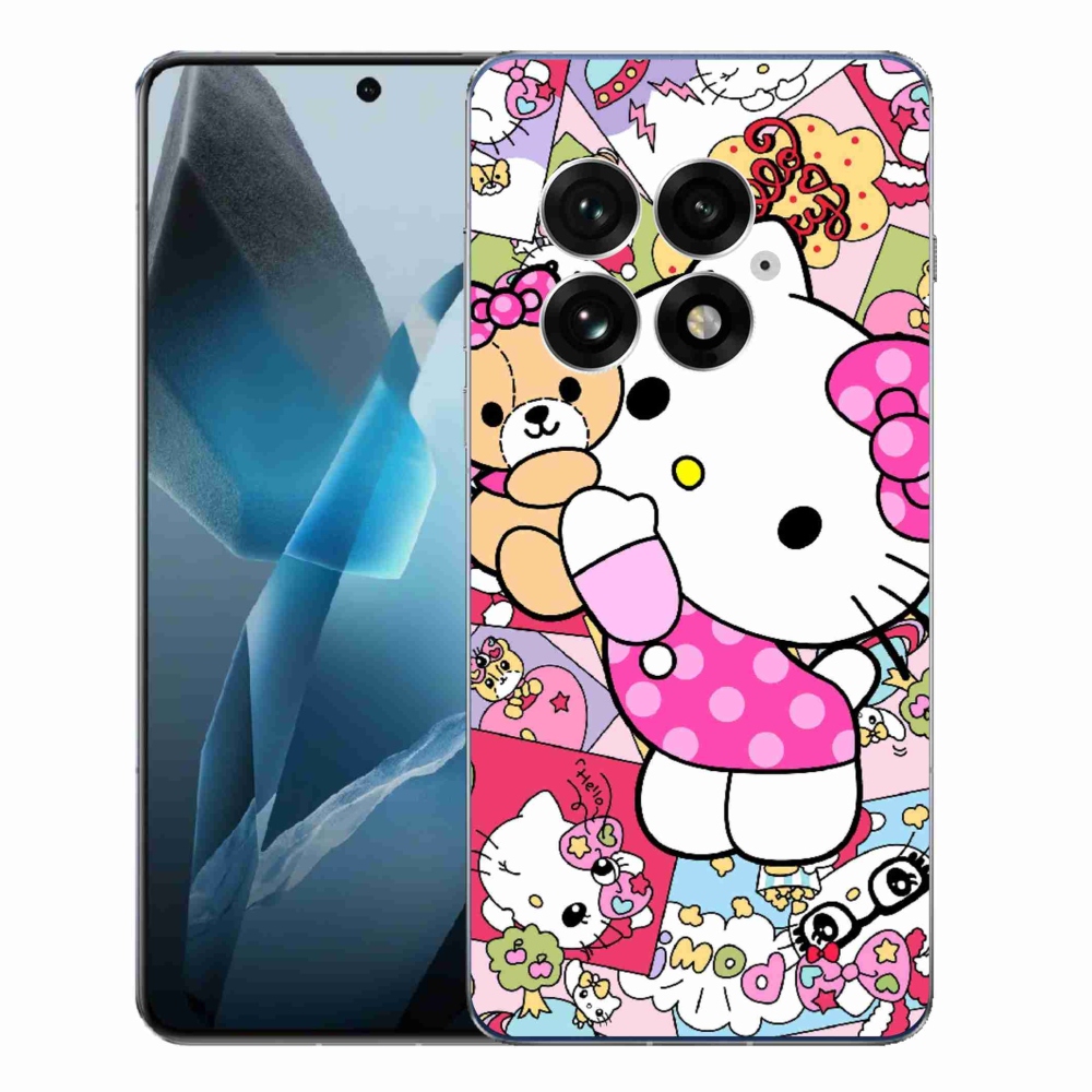 Zselés borítás mmCase a One Plus 13-hoz - aranyos cica