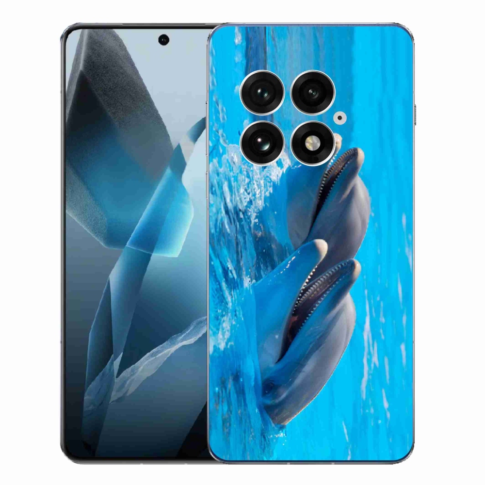 Zselés tok mmCase a One Plus 13-hoz - delfinek