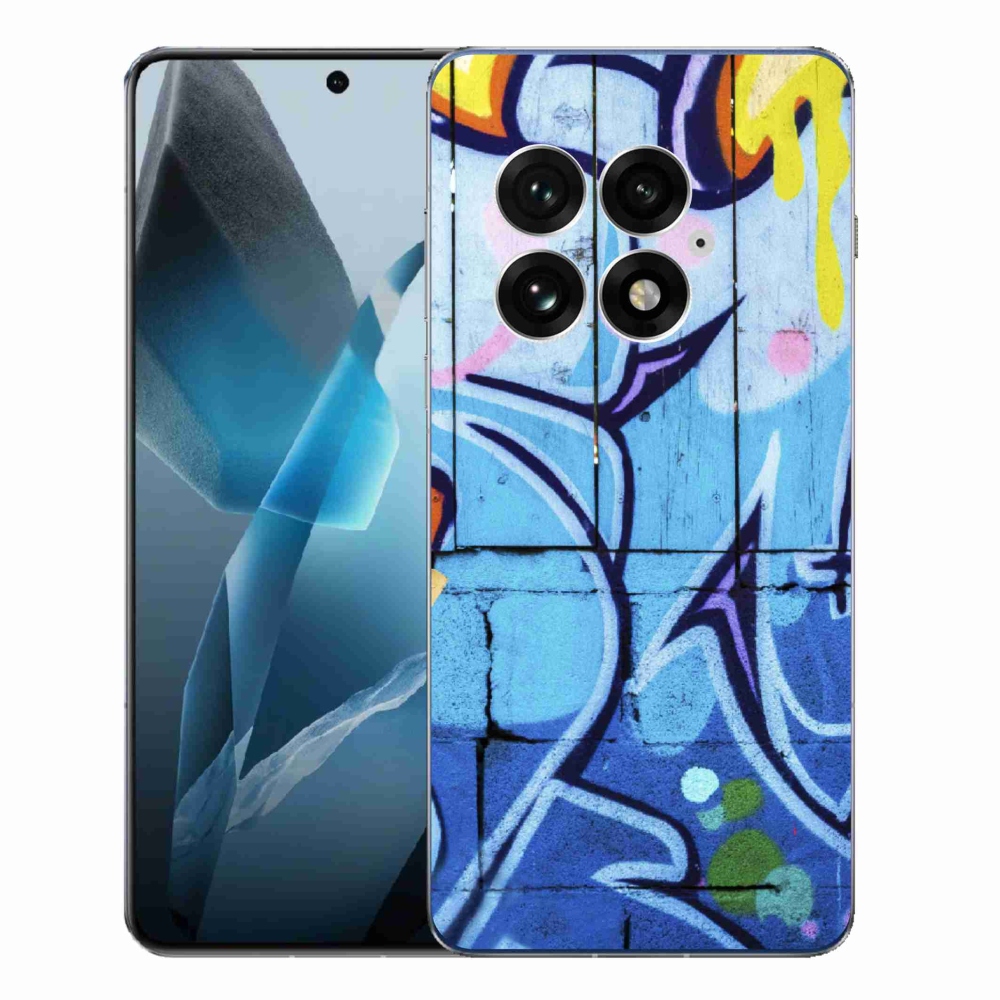 Zselés borítás mmCase a One Plus 13-on - graffiti
