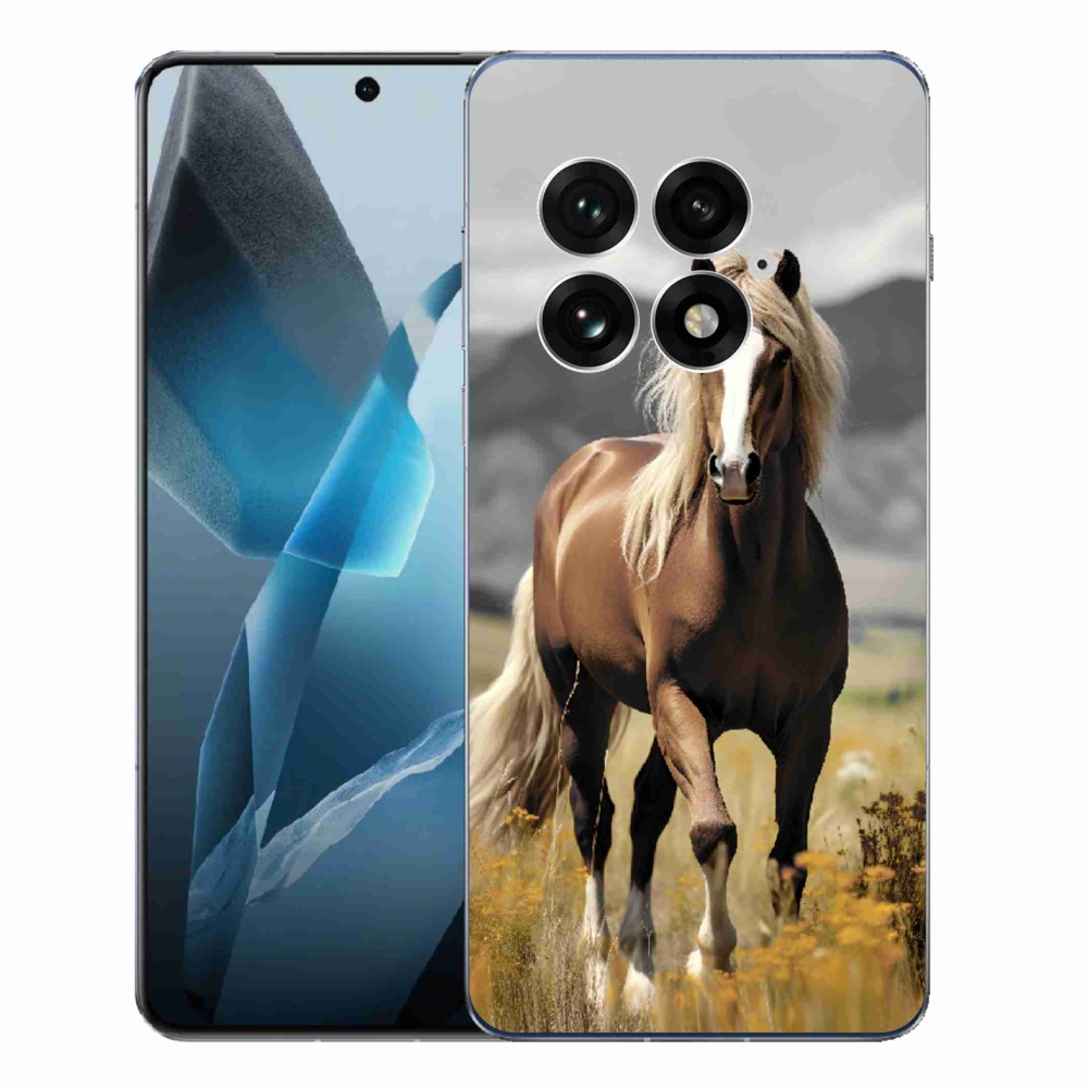 Zselés tok mmCase a One Plus 13-hoz - barna ló 1