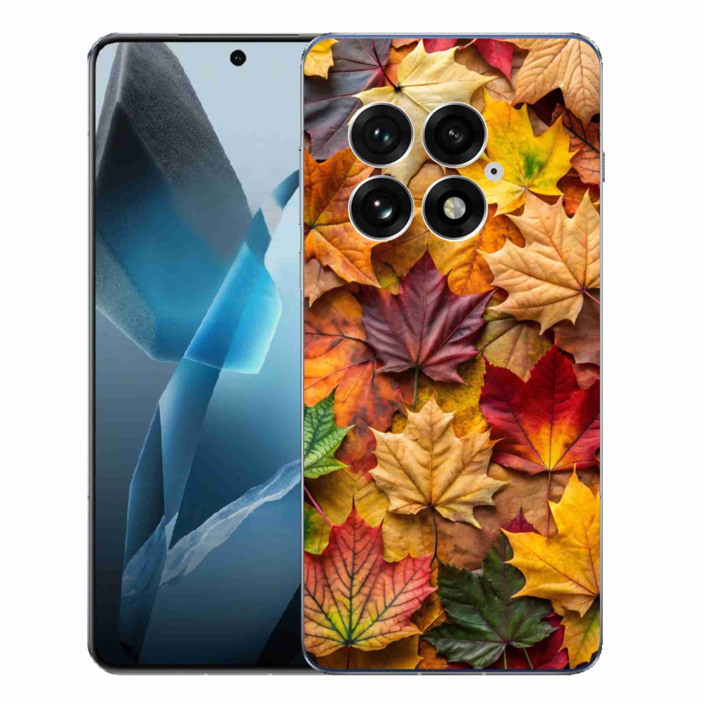 Zselés borító mmCase a One Plus 13-hoz - juharlevelek 2