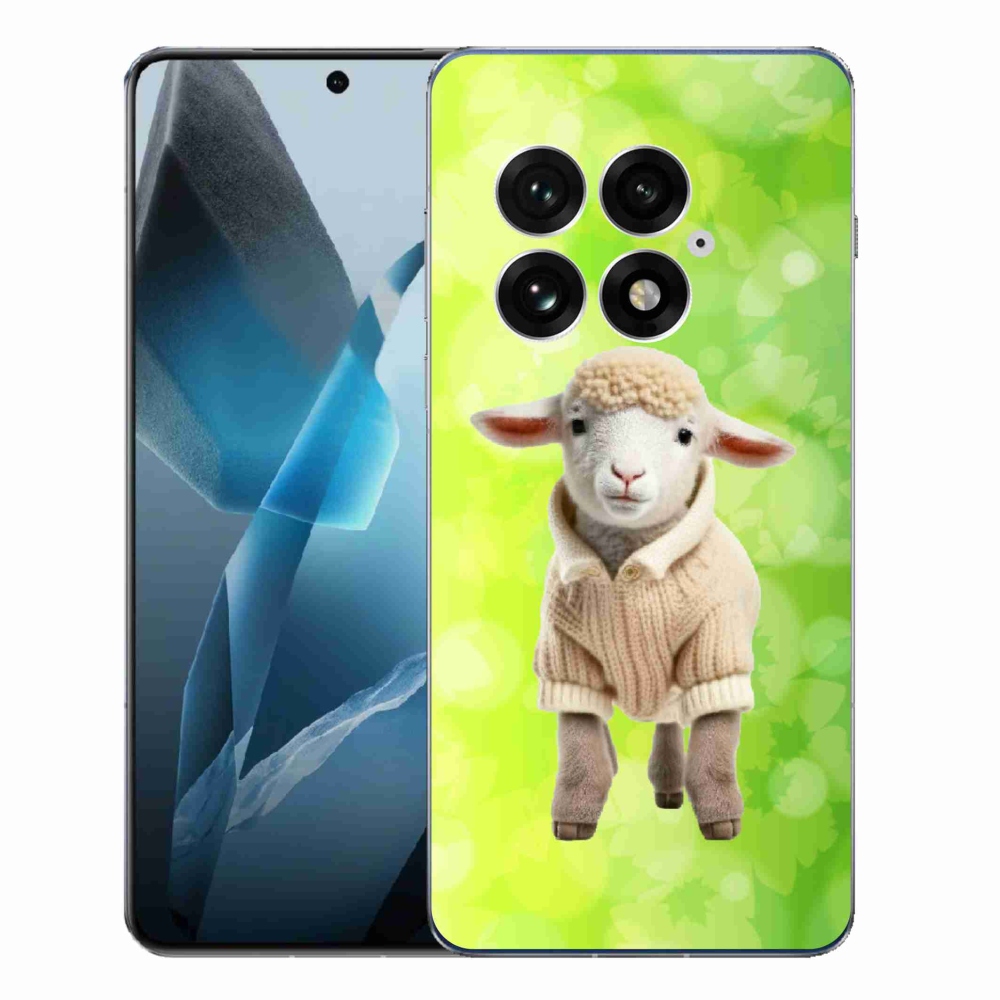 Zselés borítás mmCase a One Plus 13-hoz - bárány pulóverben