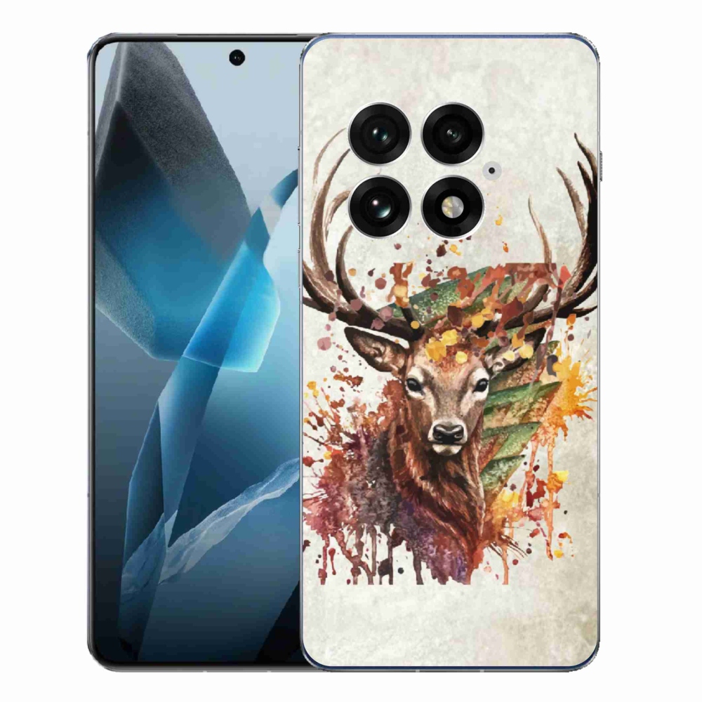 Zselés borítás mmCase a One Plus 13-hoz - szarvas 1