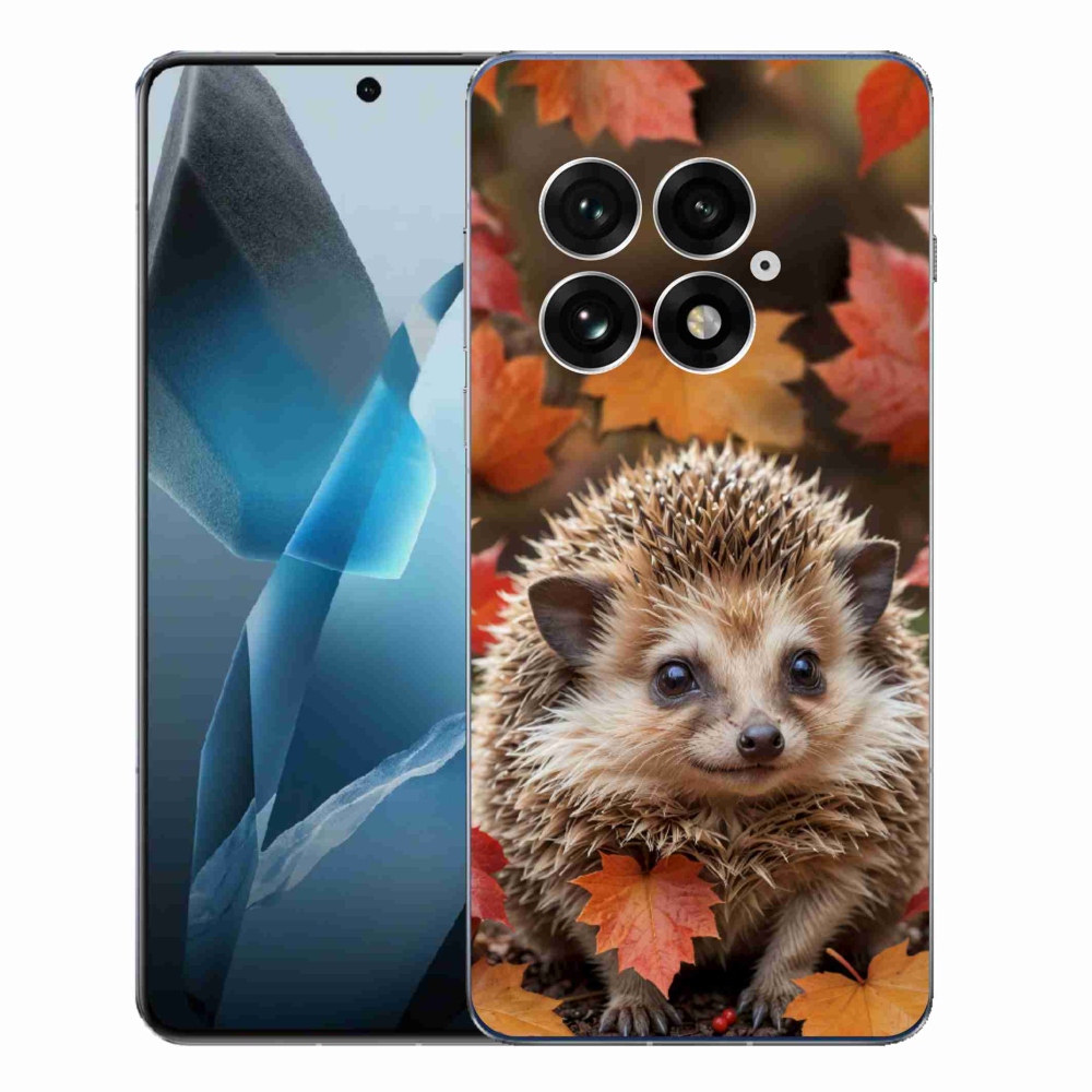 Zselés borító mmCase a One Plus 13-hoz - süni levelekben