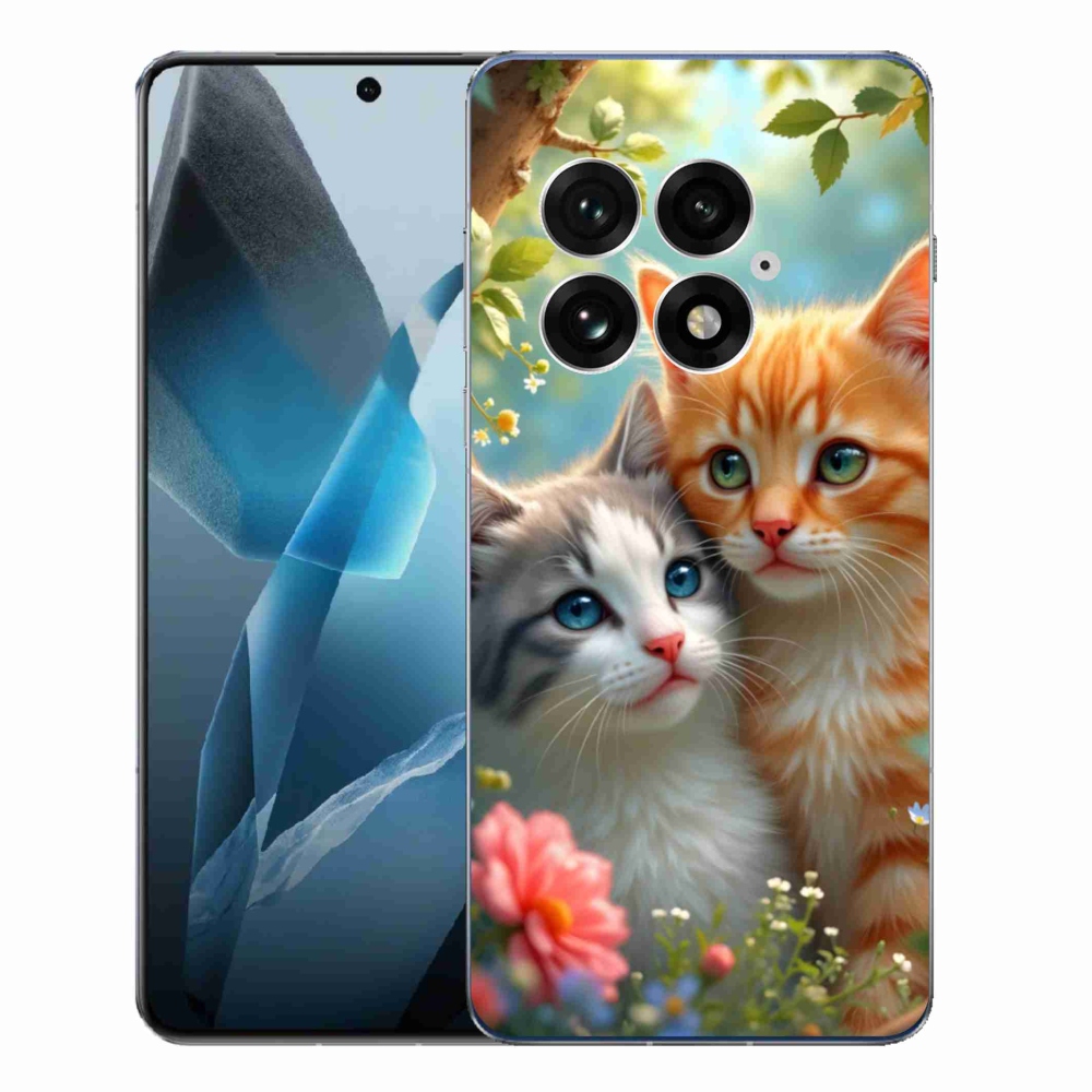 Zselés borítás mmCase a One Plus 13-hoz - cat love 2