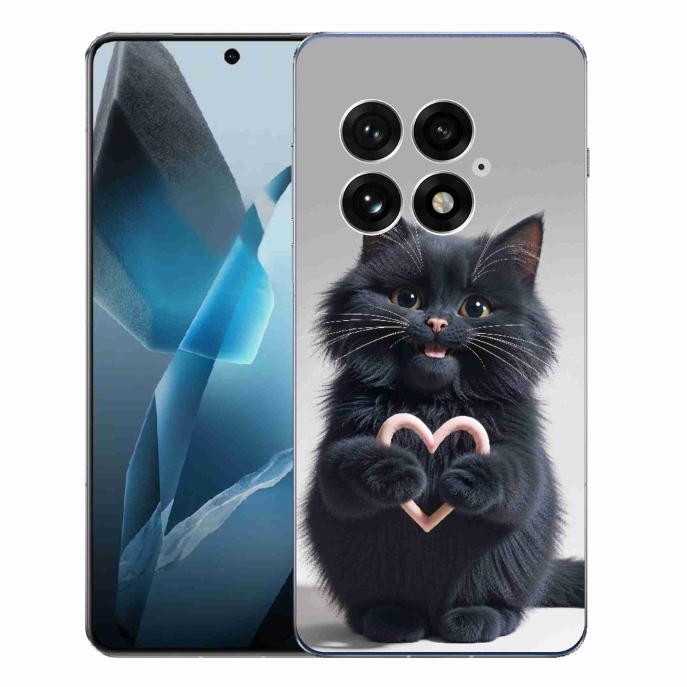 Zselés borítás mmCase a One Plus 13-hoz - cat love 3