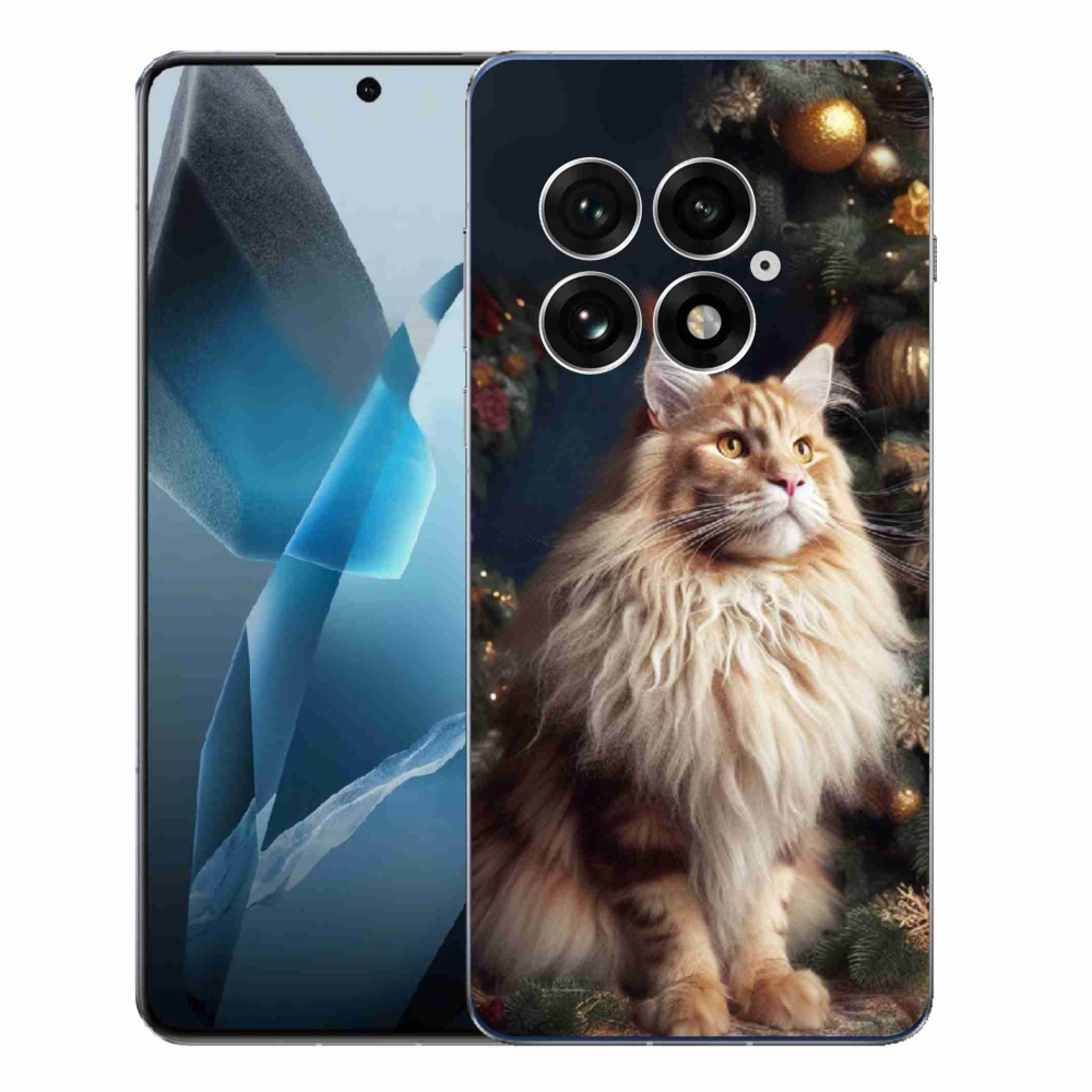Zselés borítás mmCase a One Plus 13-hoz - macska a fánál