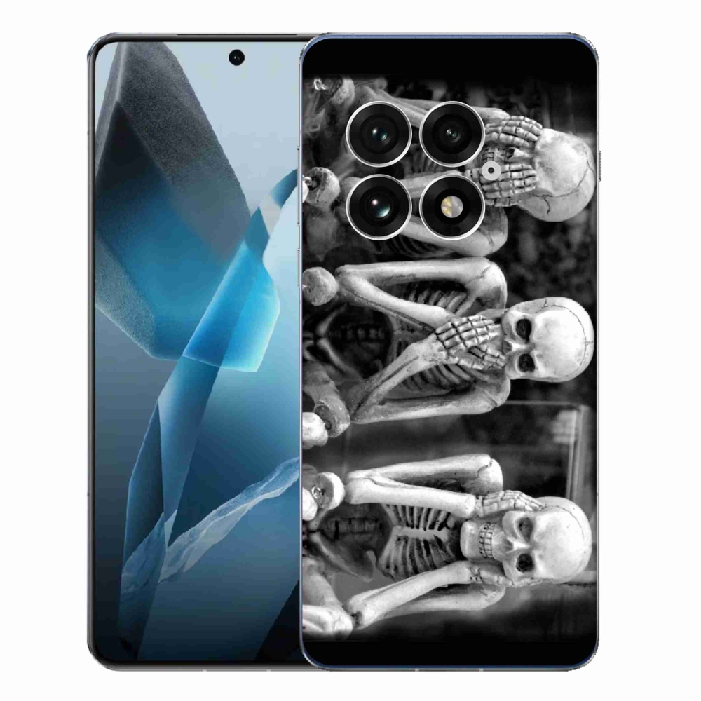 Zselés tok mmCase a One Plus 13-hoz - csontvázak