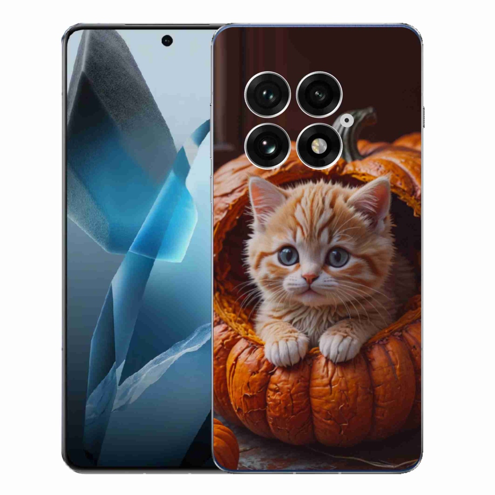 Zselés borítás mmCase a One Plus 13-hoz - cica és tök 2