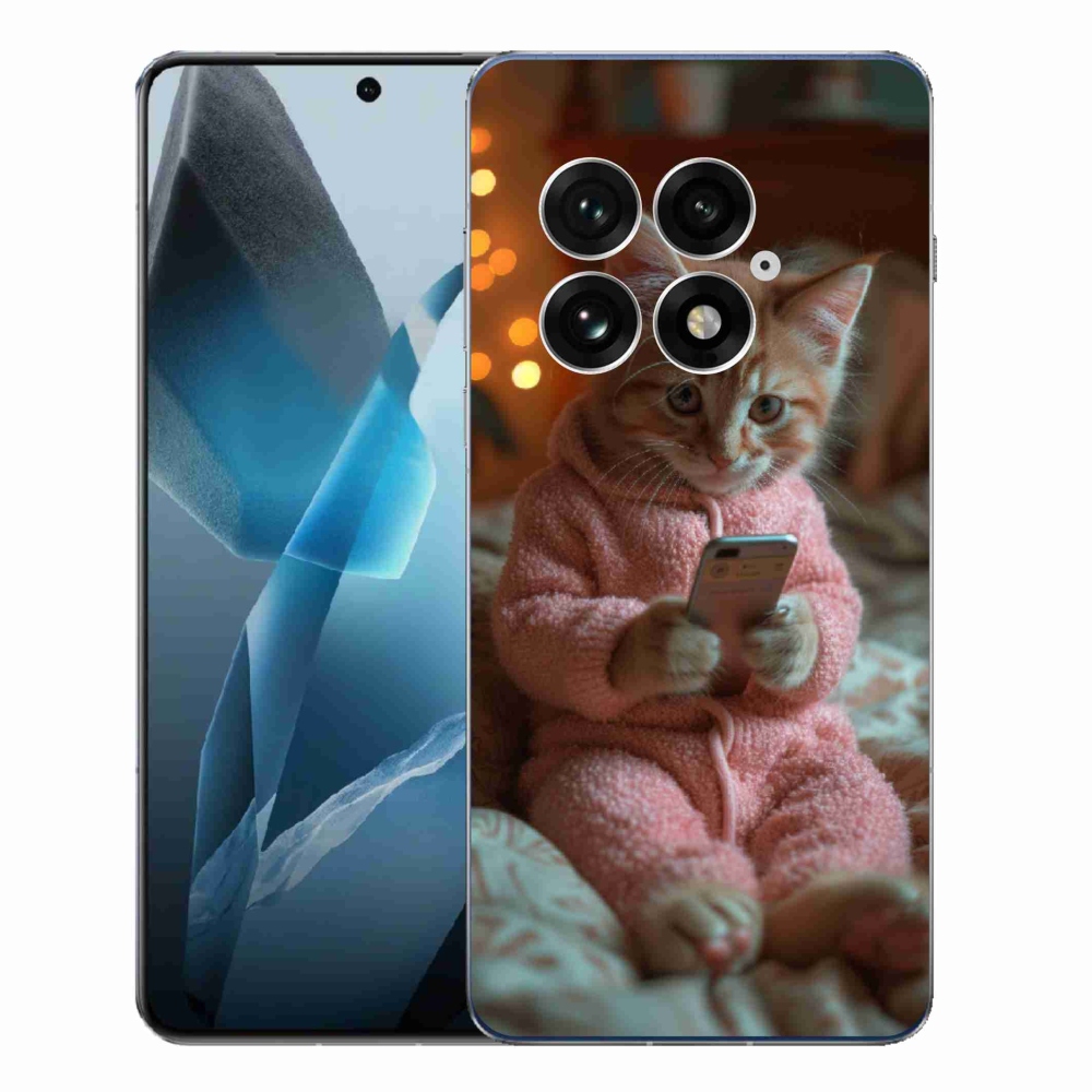 Zselés borítás mmCase a One Plus 13-hoz - baba mobillal