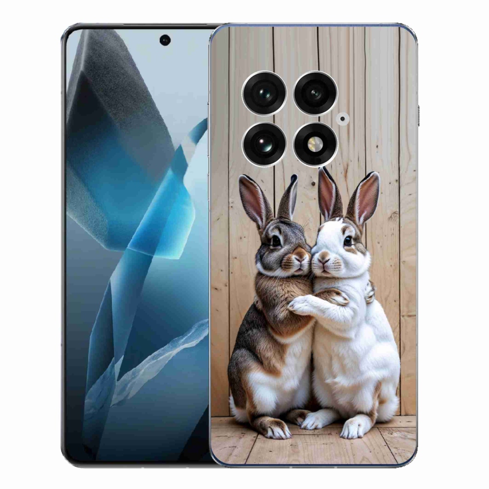 Zselés tok mmCase a One Plus 13-hoz - nyúl pár