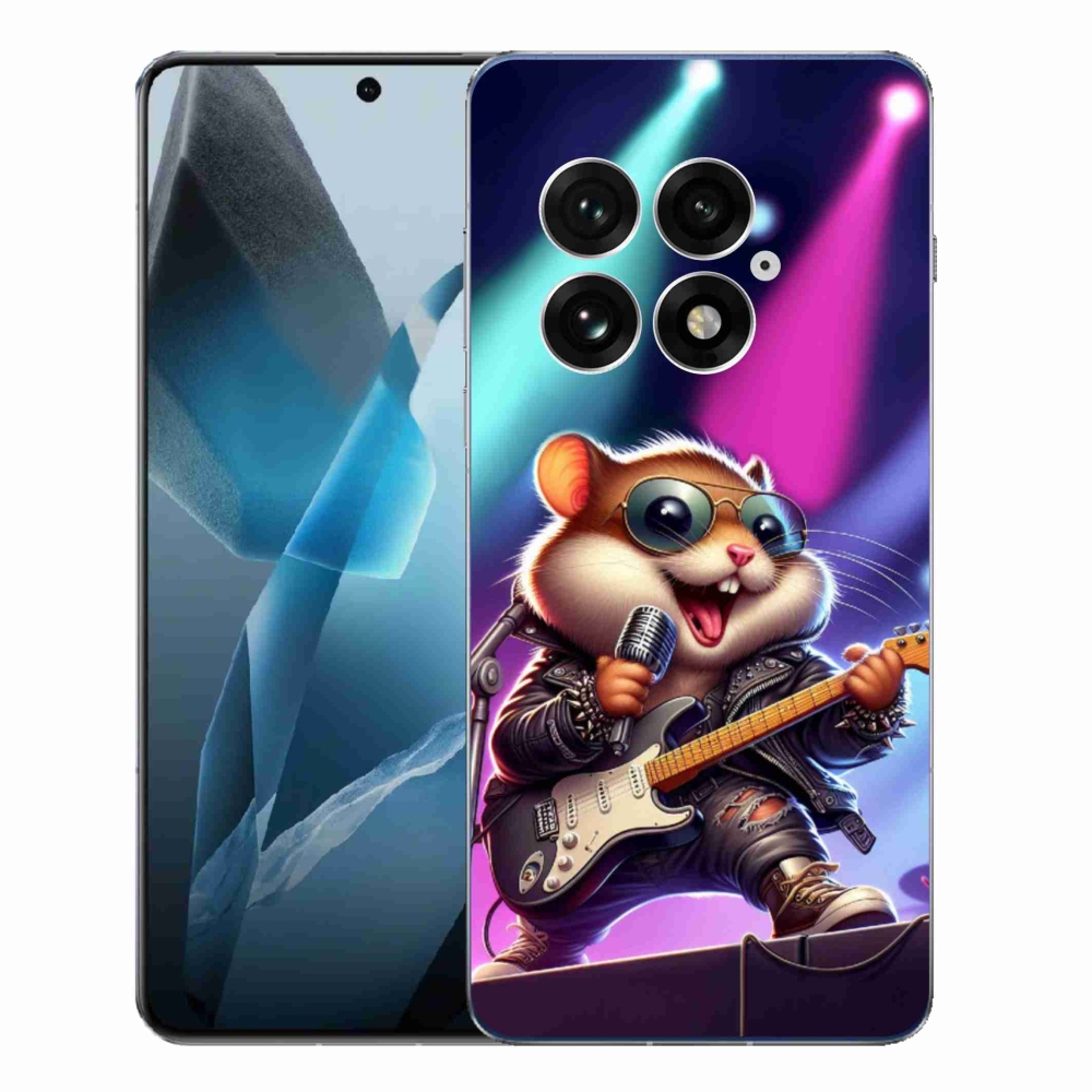 Zselés borítás mmCase a One Plus 13-hoz - hamster rockerhez