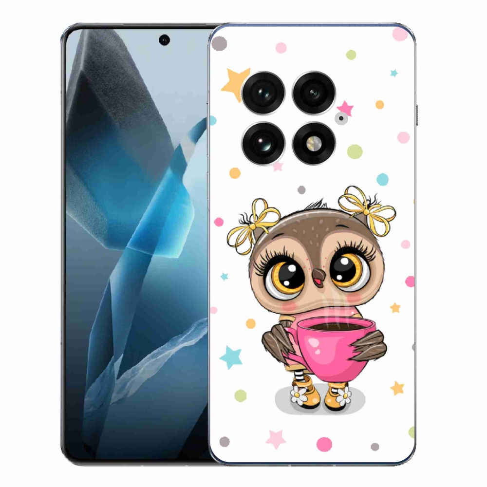 Zselés borító mmCase One Plus 13-hoz - rajzfilm bagoly