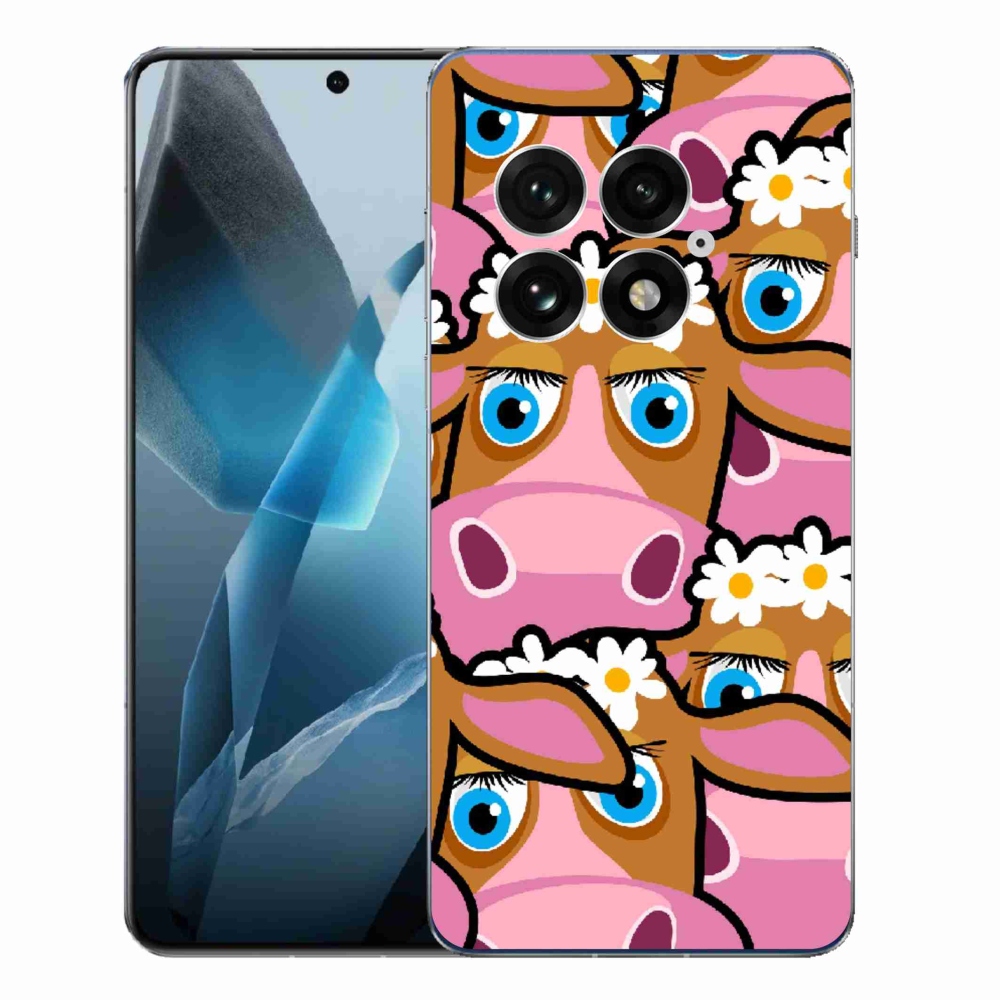 Zselés tok mmCase a One Plus 13-hoz - karikatúrás tehenekhez