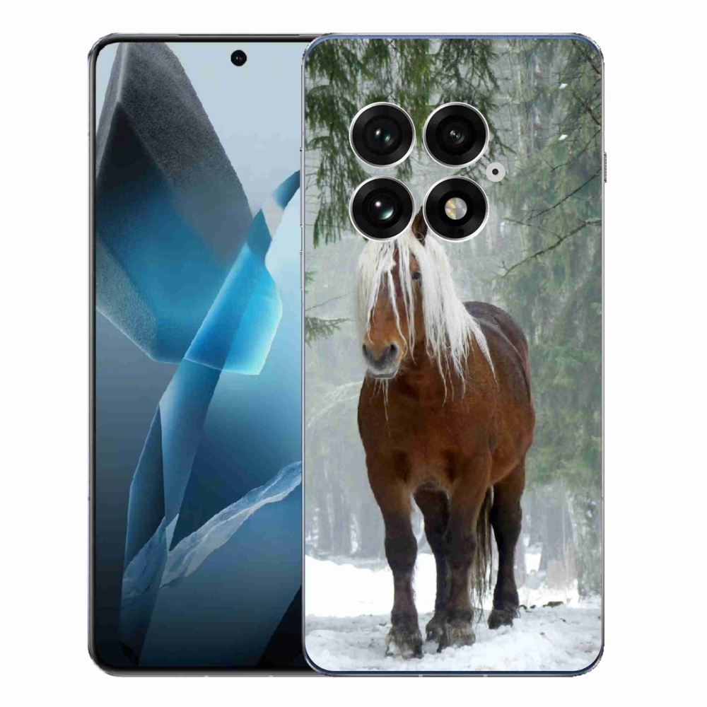 Zselés borítás mmCase for One Plus 13 - ló az erdőben