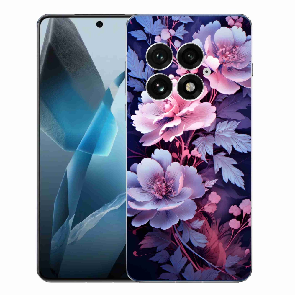 Zselés borítás mmCase a One Plus 13-hoz - virágok 11
