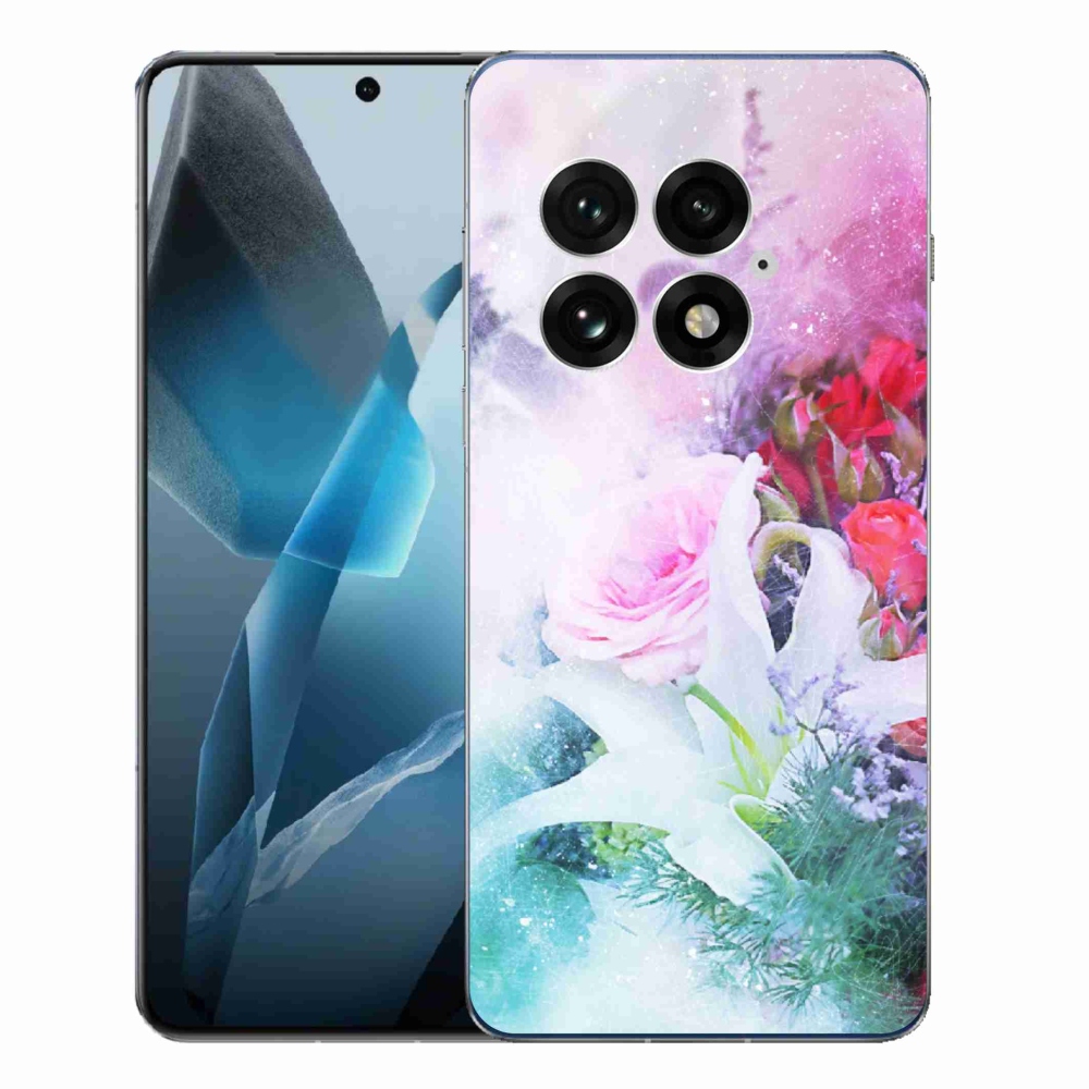 Zselés borítás mmCase a One Plus 13-hoz - virág 4