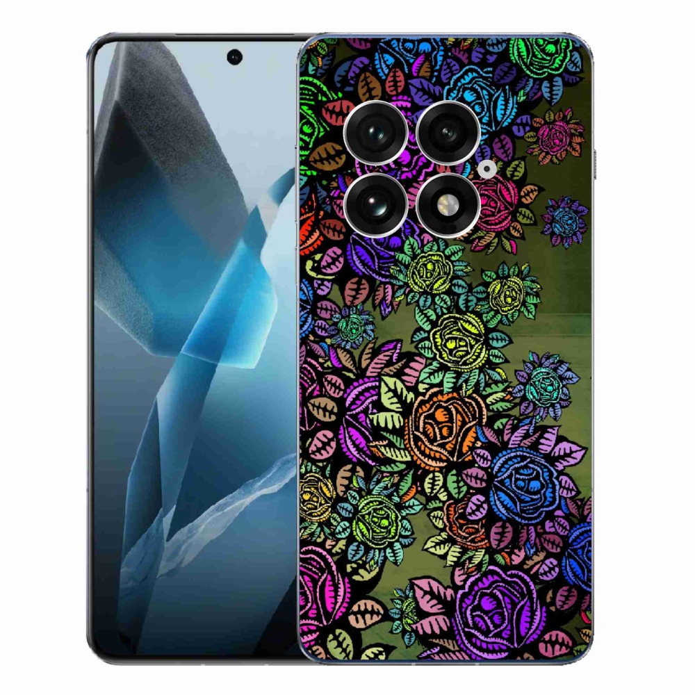Zselés borítás mmCase a One Plus 13-hoz - virágok 6