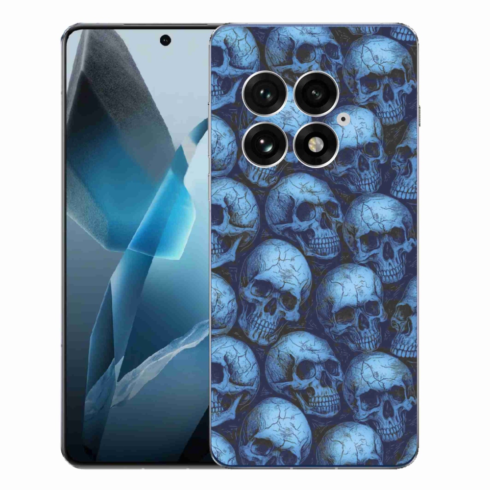 Zselés borítás mmCase a One Plus 13-on - koponyák
