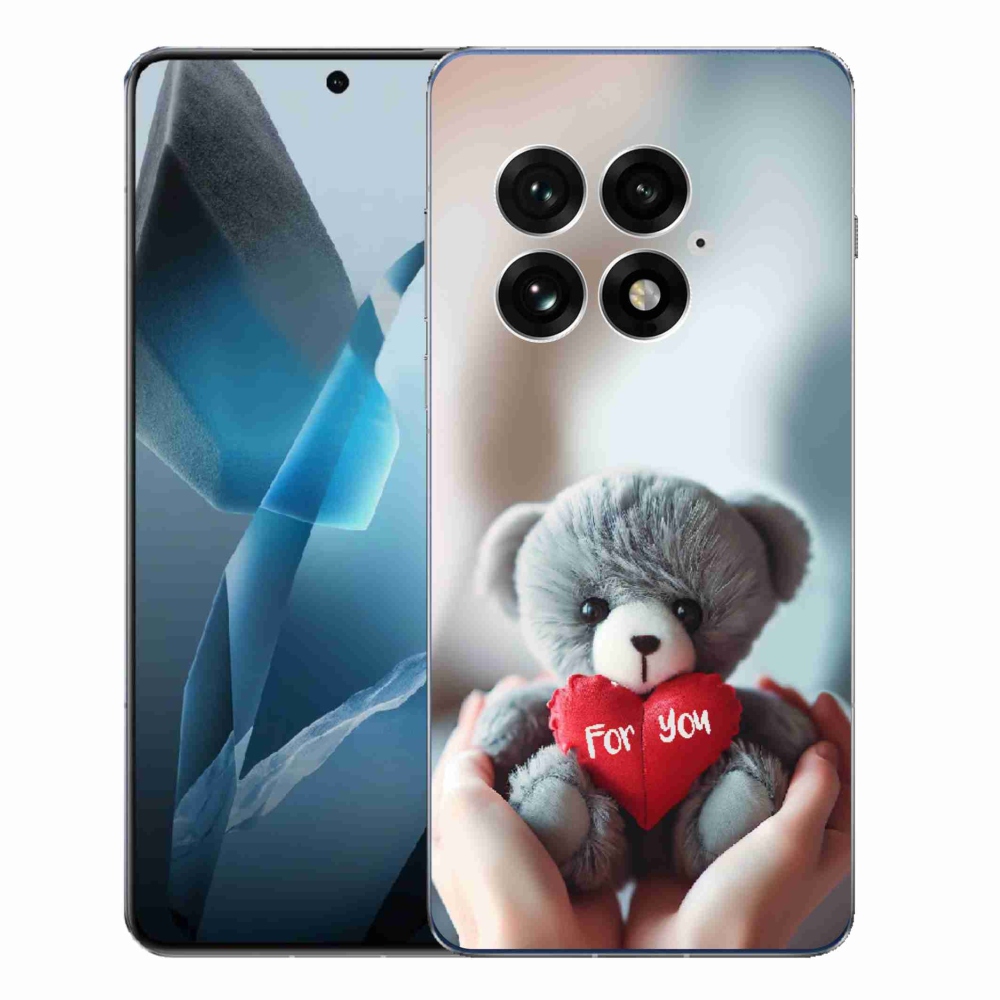 Gél borítás mmCase on One Plus 13 - mackó a szerelmesek számára